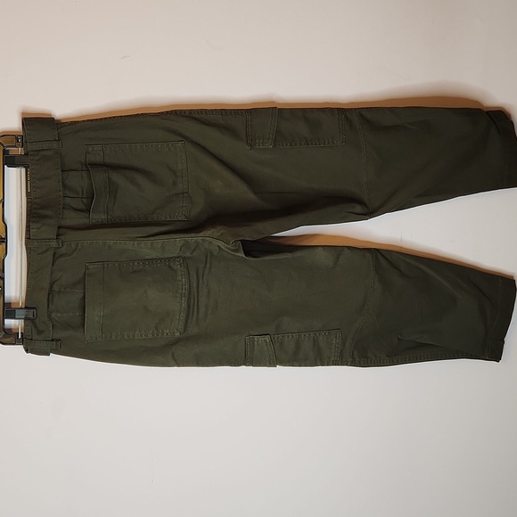 BANANA REPUBLIC Women’s 2 Tapered Ankle Utility Cargo Surplus Pants, size 6P - Picture 5 of 16